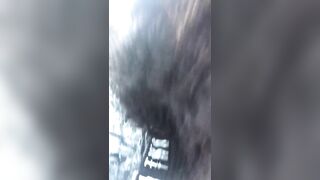 African best friend blows three balls out