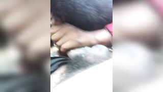 African best friend blows three balls out