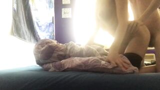 Just a quick pounded inside doggy