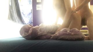 Just a quick pounded inside doggy