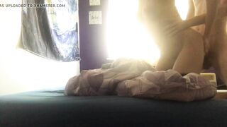 Just a quick pounded inside doggy