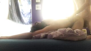 Just a quick pounded inside doggy
