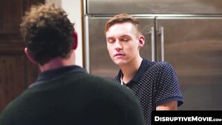 DisruptiveMovie.com - Greg McKeon's massive cock fucks blond twink Jack Bailey's tigh