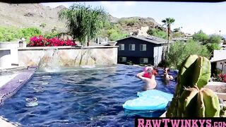 Big dick twink after oral fun with ginger BF