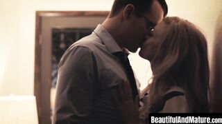 BeautifulAndMature.com - Nina Hartley charms a younger partner into an exhilaratingly