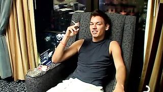 Warm exchanges of blowjob amongst hardcoreÂ smoker Jordan