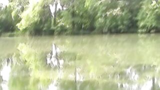Jocks pounding bareback outdoor after hot POV cock sucking
