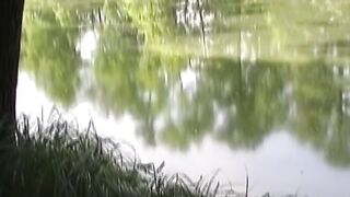 Jocks pounding bareback outdoor after hot POV cock sucking