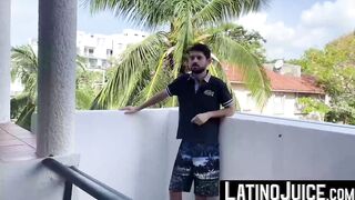 LatinoJuice.com - Positioning myself on top of lustful Rob Campos to drill his hole