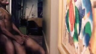 Spanking and Sucking Black Cock