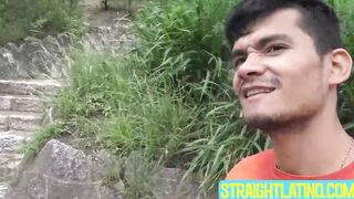 Hottie latino Josue found appetite in my fat cock and delectable balls