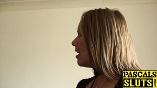 Classy submissive bitch spanked during rough sex