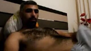 Hairy Horny Daddy Strokes His Big Cock