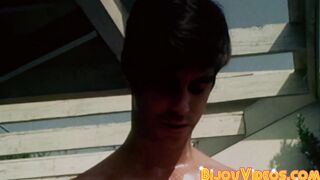 Witness John and Lyle in this scene full of cock worshipping and ass eating