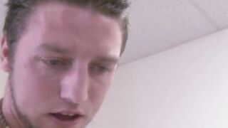 Straight amateurs David and Lance are taking turns while fucking a friend Noel