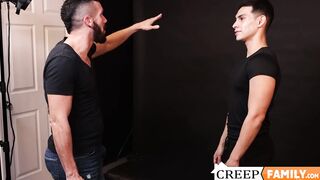 I seduce my hot step uncle Marco Lorenzo for a hardcore barebacking