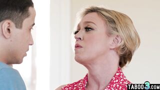 Stepmother insists that stepson fuck her