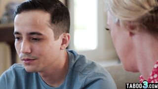 Stepmother insists that stepson fuck her