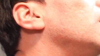 David is becoming accustomed to prison life by sucking cock