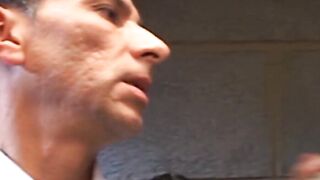 David is becoming accustomed to prison life by sucking cock