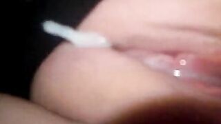 Blonde British MILF Creampied by Young Stud
