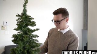 DaddiesPorno.com - Spreading christmas spirit with loads of cum on my stepson