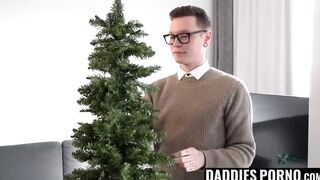 DaddiesPorno.com - Spreading christmas spirit with loads of cum on my stepson