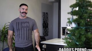 DaddiesPorno.com - Spreading christmas spirit with loads of cum on my stepson