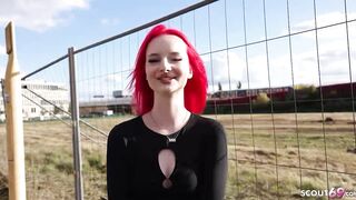GERMAN SCOUT - Skinny Redhead Casting