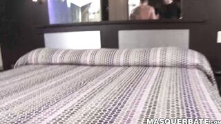 Chiseled tattoed muscle stud Derrick hot solo masturbation