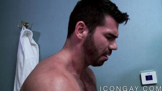 Wild anal sex with hunks Billy Santoro and Jaxton Wheeler