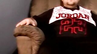 Horny fat guy gets intense BJ in kinky interracial encounter