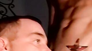 Mature man craves for young amateurs hot spunk while sucking