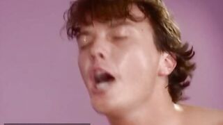 Sarah Young woken up by two cocks