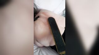 Scottish bimbo Sara has first punishment for a while