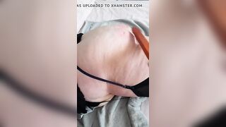 Scottish bimbo Sara has first punishment for a while