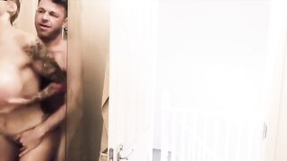 Long fake boobs step cougar Sophie Anderson cougar grind and shower pounded