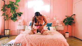 Mystique Masturbating Into Pink Underwear