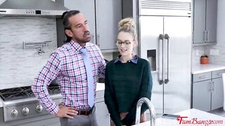 Teens daughter Punished By Daddy, Man Of The House- Lily