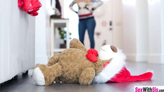 Grinchy stepsister gets fucked hard