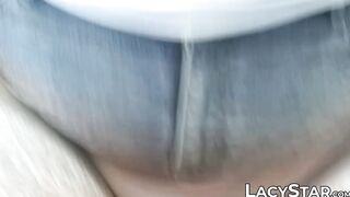 Granny Lacey Starr deepthroats big dick before hard riding
