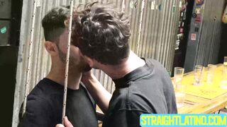 Stunning dude Marcos bends over and let Diego Silvero dominate his ass