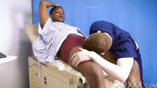 I caught my frisky patient Ty Santana jerking off so I offered him my ass to play wit