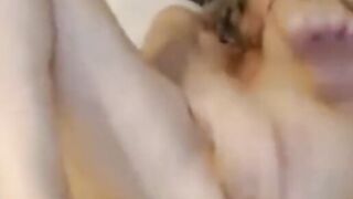 Blonde Milf Masturbates on Webcam for Her Husband