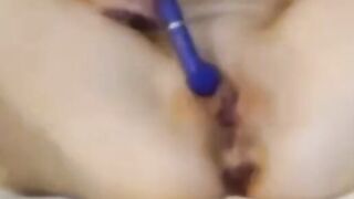 Blonde Milf Masturbates on Webcam for Her Husband