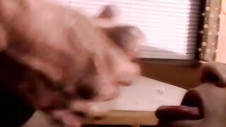 Two mature homosexuals have a blowjob session together