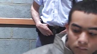 Sexy hunk David Contreras loves being a little prison bitch
