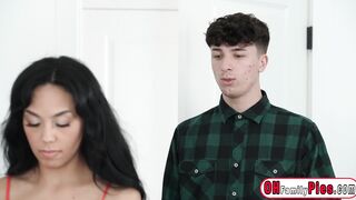 Stepsister loves stepbros huge dick