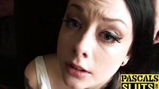 Voluptuous UK chick lets a man fuck her after her breakup