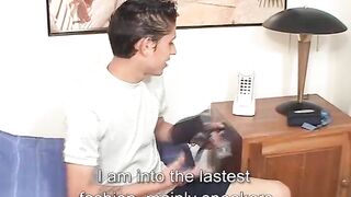 Cute latin skater twink Juan Carlos enjoys wanking his dick